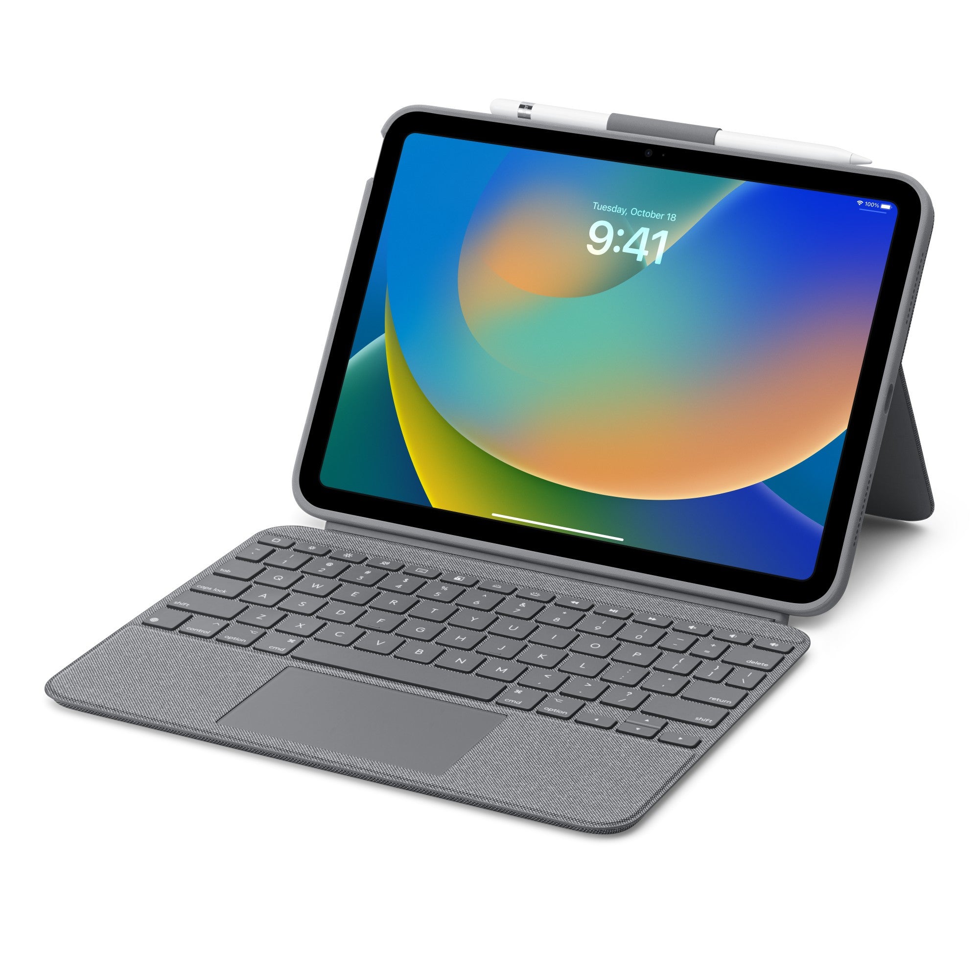 Custodia Combo Touch di Logitech con tastiera per iPad 10th e iPad (A16) HQEY2T/A