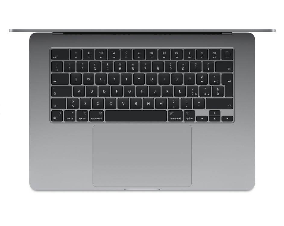 MacBook Air 15" 2023 Chip Apple M2 A2941 MQKW3T/A – M2 8C CPU 10C GPU – Grigio siderale (Space Gray)
