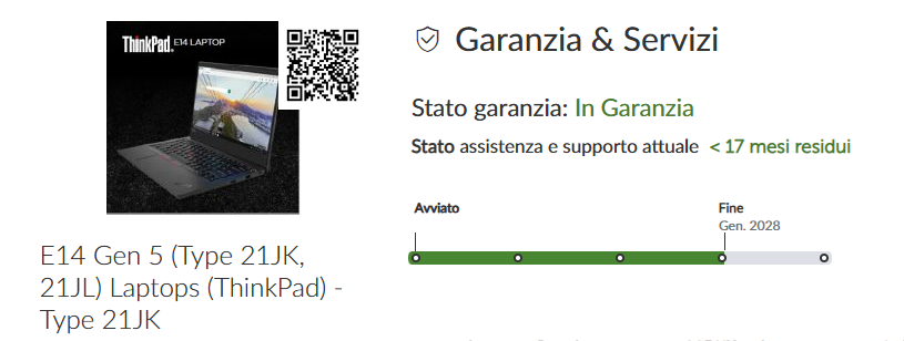 Lenovo ThinkPad E14 Gen 5 14'' i7 1355U 16GB 512GB Aperto, mai usato