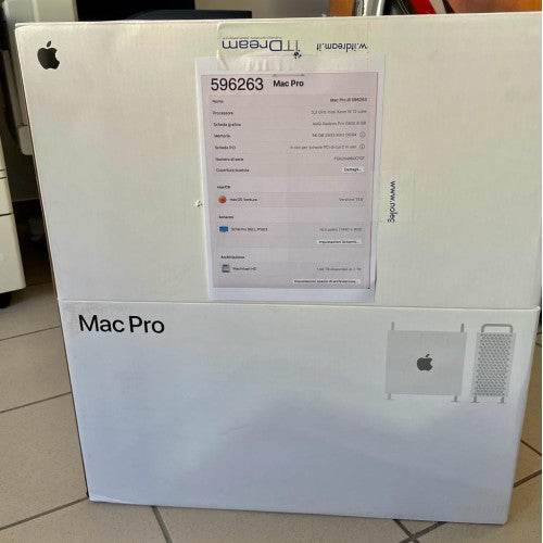Apple Mac Pro 2019 Xeon 2.5GHz 28 Core 192GB Ram 2TB Radeon Pro 580X 8GB A1991